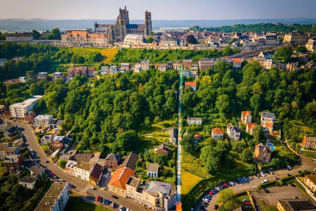 Au Coeur De La Cite Medievale Daire Laon Dış mekan fotoğraf