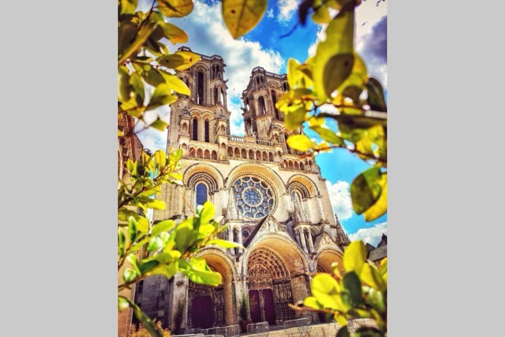 Au Coeur De La Cite Medievale Daire Laon Dış mekan fotoğraf